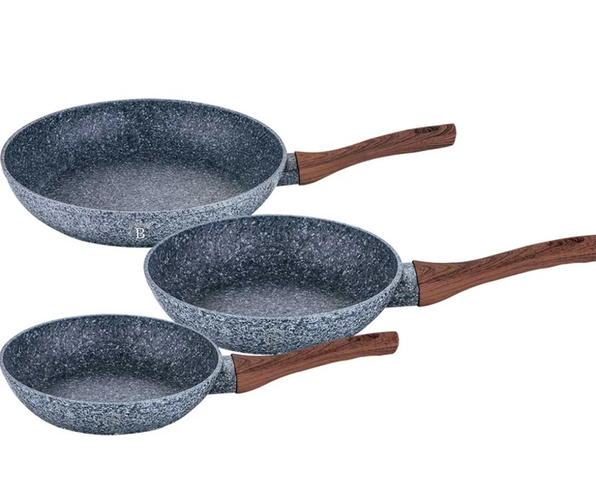 ZESTAW 3 PATELNI GRANITOWYCH BERLINGERHAUS FOREST LINE BH-1214