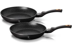 ZESTAW 2 PATELNI GRANITOWYCH 22/26cm BERLINGERHAUS BLACK ROSE BH-1644