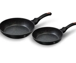 ZESTAW 2 PATELNI GRANITOWYCH 22/26cm BERLINGERHAUS BLACK ROSE BH-1644