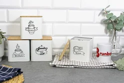 ZESTAW 4 POJEMNIKÓW KUCHENNYCH NA PRODUKTY SYPKIE 4264