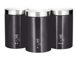 ZESTAW POJEMNIKÓW KUCHENNYCH BERLINGER HAUS BH-6718 CARBON PRO