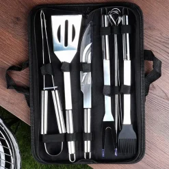 ZESTAW 10 PRZYBORÓW DO GRILLA W ETUI 489298