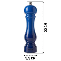 ZESTAW RĘCZNYCH MŁYNKÓW DO PIEPRZU I SOLI 22cm HAGE BLUE