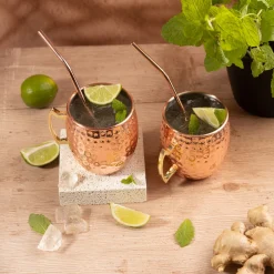 ZESTAW STALOWYCH KUBKÓW 500ml DO DRINKÓW MOSCOW MULE KINGHOFF KH-2000