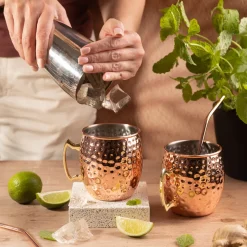 ZESTAW STALOWYCH KUBKÓW 500ml DO DRINKÓW MOSCOW MULE KINGHOFF KH-2000