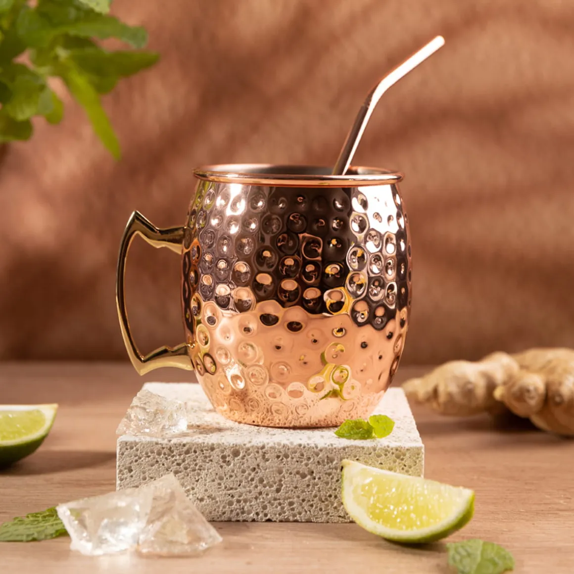 ZESTAW STALOWYCH KUBKÓW 500ml DO DRINKÓW MOSCOW MULE KINGHOFF KH-2000