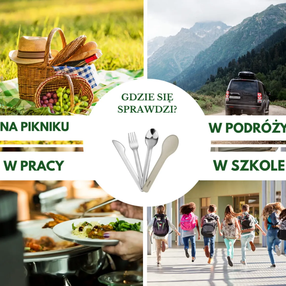 ZESTAW SZTUĆCÓW W ETUI DO LUNCH BOXÓW DIET BOX KINGHOFF KH-1954